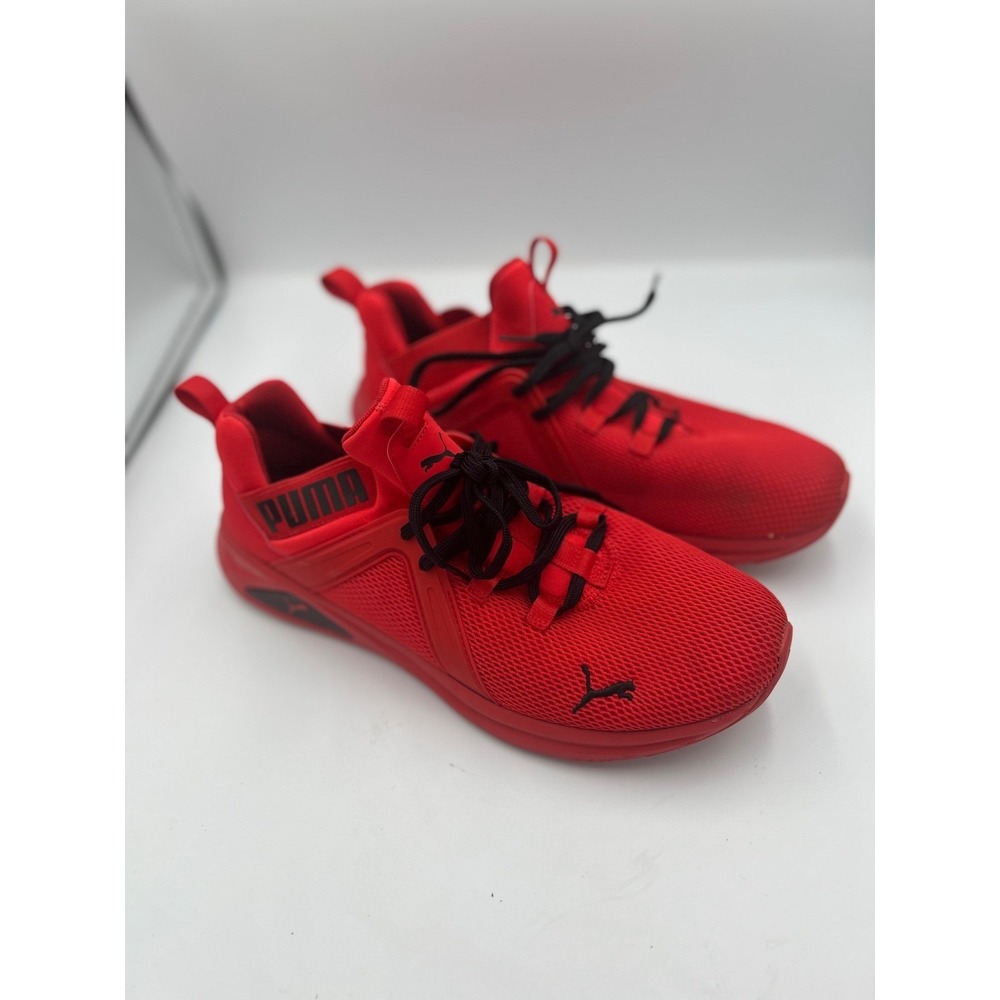 Puma Enzo 2 Weave Mens Red Black Athletic Running Shoes Sneakers sue 11.5